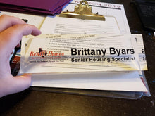 Load image into Gallery viewer, Custom Desk Name Plate (Acrylic Glass Look)