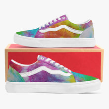 Load image into Gallery viewer, Tie Dye Low-Top Canvas Shoes
