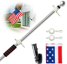 Load image into Gallery viewer, Custom Flag w/Pole