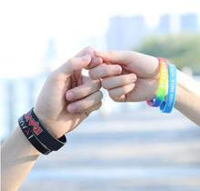 Load image into Gallery viewer, Custom Rubber Wristbands