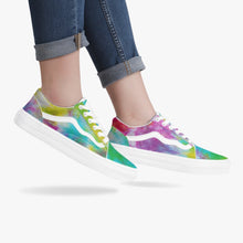 Load image into Gallery viewer, Tie Dye Low-Top Canvas Shoes