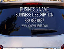 Load image into Gallery viewer, Custom Car Decals