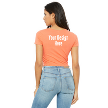 Load image into Gallery viewer, Custom Crop Top Shirt