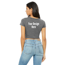 Load image into Gallery viewer, Custom Crop Top Shirt