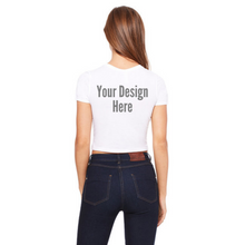 Load image into Gallery viewer, Custom Crop Top Shirt