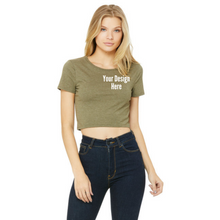 Load image into Gallery viewer, Custom Crop Top Shirt
