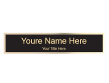 Load image into Gallery viewer, Custom Desk Name Plate(Wood Look)