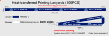 Load image into Gallery viewer, Custom Lanyards 100 Count