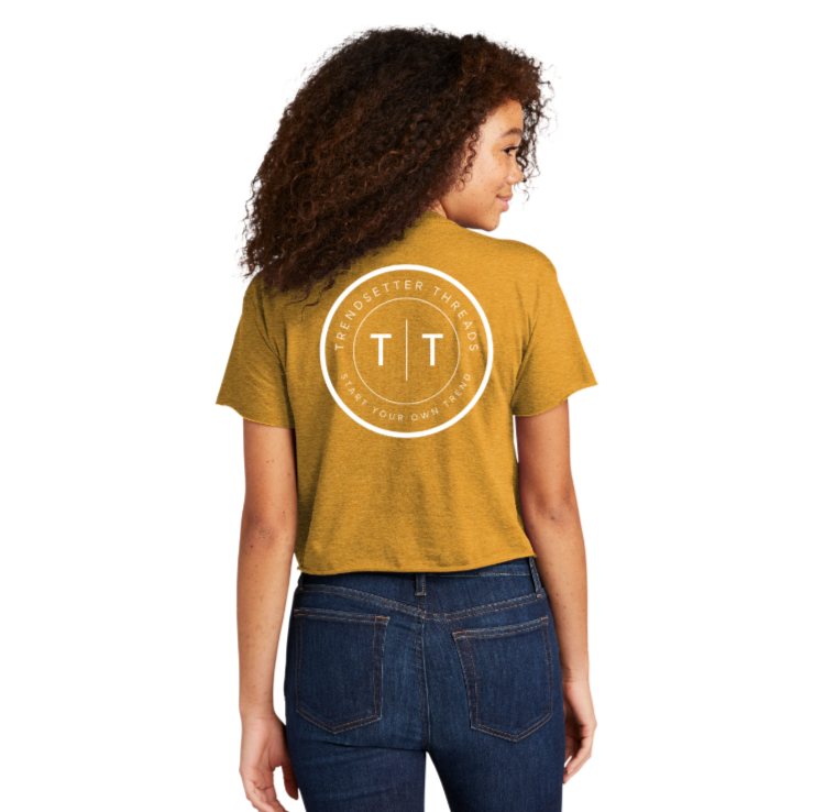 Trendsetter Threads Womens Crop Top T-shirt