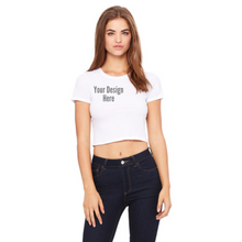 Load image into Gallery viewer, Custom Crop Top Shirt
