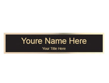 Load image into Gallery viewer, Custom Desk Name Plate(Wood Look)
